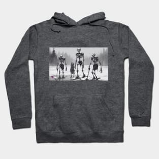 Skating skeletons Hoodie